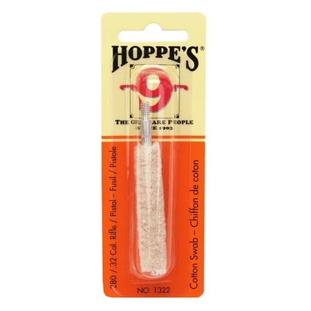 - Hoppes Gun Cleaning Swab 1322 .280 - .32 Caliber Card