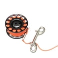 thumbnail image 1 of Soidarity Carrete de dedo, carretes de buceo, salvavidas, seguridad, soporte retráctil para salchichas, flotador submarino, enrollador de mano con gancho Deportes acuáticos Negro Soidarity OD003520-05, 1 of 6