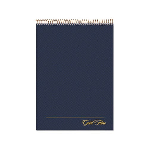 Gold Fibre Wirebound Writing Pad w/ Cover 1 Subject, Project Notes, Navy Cover, 8.5 x 11.75, 70 Sheets