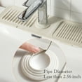thumbnail image 2 of Gemdeck 18" Silicone Faucet Mats Kitchen Sink Splash Guard Water Catcher, Grey, 2 of 6