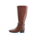 thumbnail image 2 of Naturalizer Reid Women's Boots Cinnamon Leather Wide Calf Size 10.5 M, 2 of 8