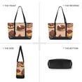 thumbnail image 6 of FORMRS Canvas Laptop Tote Bag for Women with 15.6" Computer Compartments Shoulder Handbag, Creamy Cake, 6 of 7