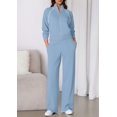 thumbnail image 3 of Conjunto Deportivo PRETTYGARDEN 2 Piezas Sudadera y Pantalón Celeste Talla L, 3 of 6