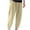 Beige, variant on ATENAR Mens Pants,Casual Pants for Men,Sweat Pants,Drawstring,Soft,Solid,Polyester,Beige,L(US:10)