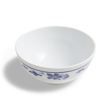 

Peony Round Bowl 14 Oz. 5 Dia. Melamine White Blue Rim Pack of 48