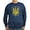 Navy, variant on CafePress - Ukraine Coat Of Arms Sweatshirt - Classic Crew Neck Sweatshirt