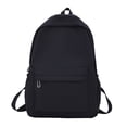 thumbnail image 2 of Everyday Backpack Black Minimalist Casual Daypack Polyester Waterproof Backpack for School College Commute Travel Gift for Student Coworker 16 X 11 X 5 Inch, 2 of 5
