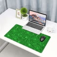 thumbnail image 6 of Kdxio Green Glitter Print Large Gaming Mouse Pad,Non-Slip Base,Water Resist Keyboard Pad for Gamer,Office & Home,29.5 x 15.8 in, 6 of 9