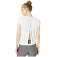 thumbnail image 2 of Splendid Studio V-Neck Sheer Stripe Top White, 2 of 13