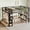 Black + Queen, variant on Full Size Metal Loft Bed Frame with Wardrobe, Storage Shelves & Pegboard, Multi-Functional Space-Saving Loft Bed,Black