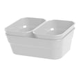 thumbnail image 1 of Set de Cesta Italhome Cestas Multiusos Flexibles Blanco 3 Piezas, 1 of 3