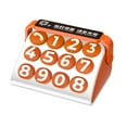 thumbnail image 3 of Miulika Car Parking Number Plate,Parking Phone Number Plate,Vehicle Creative Notification Phone Number Card,Parking Phone Number Card Orange, 3 of 9