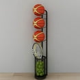 thumbnail image 4 of simhoa Support de Rangement pour Ballons, Organisateur de Sport de Garage Support de Basketball Intérieur Extérieur avec 22cmx35cmx140cm, 4 of 4