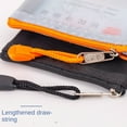 thumbnail image 2 of Dsseng Clear mini Transparent nylon mesh zipper storage bag ID bank card credit card organizer pocket portable purse cute wallet keys earphone zipper pouch, 2 of 4