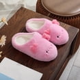 thumbnail image 4 of Women House Indoor Slippers Trendy Fall Winter Closed Toe Warm Flat Slippers Soft Cute Non-Slip Indoor Outdoor Slides Versatile Footwear for Women Teens Daily Leisure Wear, 4 of 9