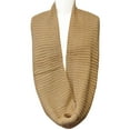 thumbnail image 2 of Wrapables® Thick Knitted Winter Warm Infinity Scarf, Khaki, 2 of 6