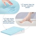 thumbnail image 2 of Almohada con forma de cuña COLDHUNTER, 7,5 camas, espuma viscoelástica para después de la cirugía, 2 of 6