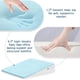thumbnail image 2 of Almohada con forma de cuña COLDHUNTER, 7,5 camas, para después de la cirugía, azul, 2 of 6