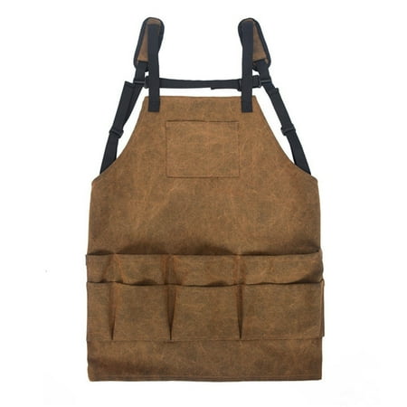 

Relanfenk Tools & Home Improvement Garden Cooking Apron Tool Multi Pockets Tool Waterproof Multifunction Aprons