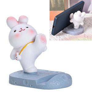 Support de téléphone cellulaire de lapin mignon,Table de téléphone portable de lapin mignonne Support de téléphonie cellulaire de rabbin mignon