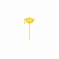 thumbnail image 4 of 20 piezas 2017 gorro de graduación para decoración a pastel, decoración para de graduación, oro, 4 of 7