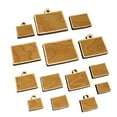 thumbnail image 1 of Colorado State Silhouette Wood Mini Charms Shapes DIY Craft Jewelry - With Hole - 16mm (22pcs), 1 of 7