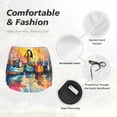 thumbnail image 6 of Lsque Colorful Fishing Boats Printed Women's Running Shorts with Liner Pockets,Elastic Quick Dry Workout Athletic Gym Yoga Shorts,Womens High Waist Shorts-Medium, 6 of 9