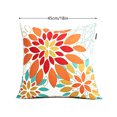 thumbnail image 2 of Jungle Leaf Print Throw Pillow Cover Square Decorative Cushion Case, 2 of 3
