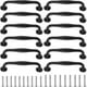 thumbnail image 1 of 12-Pack Cabinet Handles Black, Vintage Drawer Pulls Long Dresser, 1 of 4