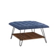 thumbnail image 5 of Manor Park Mid-Century Modern Tufted Ottoman - Blue, 5 of 7