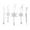 Clear-10PCS, variant on Yucurem 40PCS Snowflake Icicle Ornaments, Acrylic Crystal Snowflake Hanging Ornaments with Icicle Drop for Xmas Tree Winter Holiday Wedding Home Party Decor (Gold)