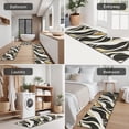thumbnail image 5 of Black White Gold Wave Marble Pattern Kitchen Rugs Sets Of 3,Kitchen Runner Rugs Non Skid Washable,Decorative Kitchen Floor Mats for Kitchen,Sink,Laundry,17"x30"+ 17"x47" + 17"x59", 5 of 6