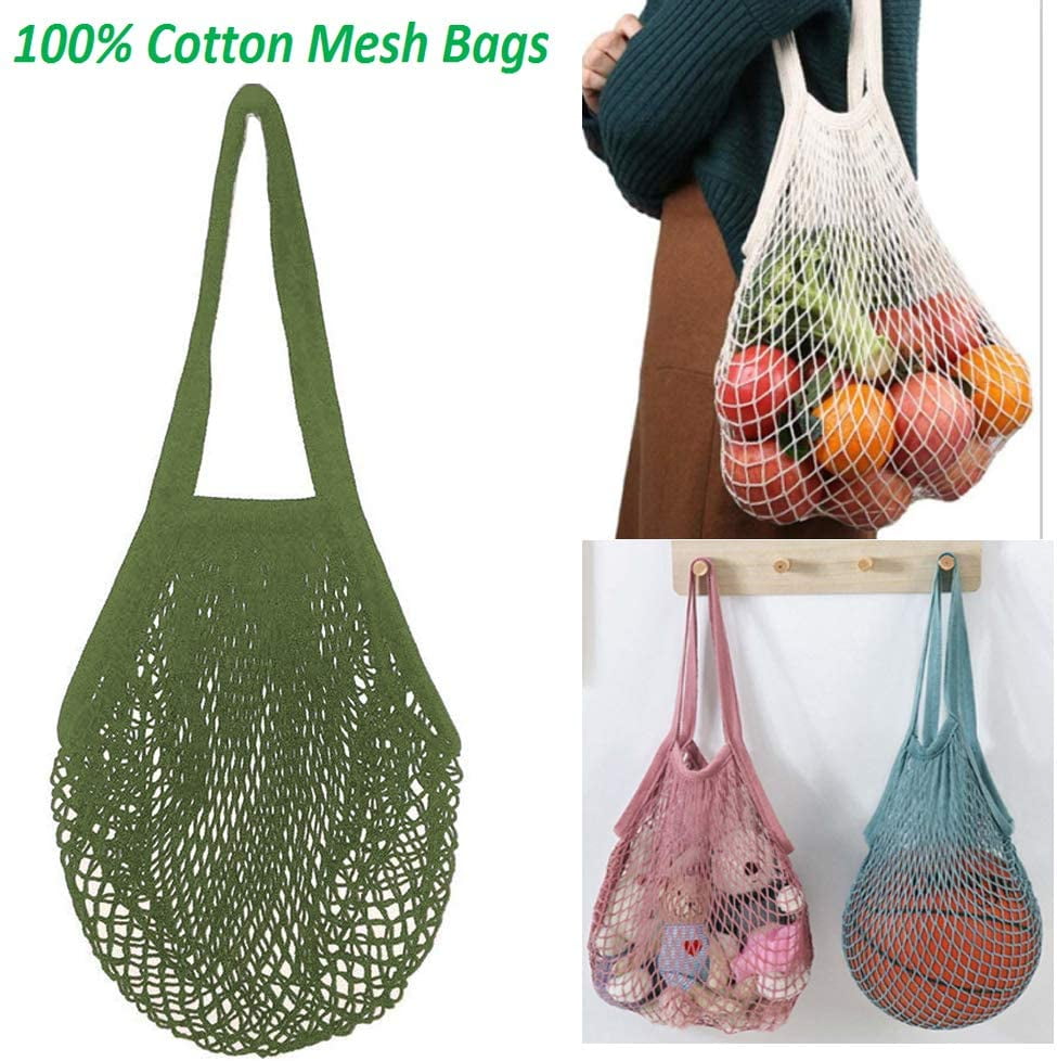 hot shine cotton mesh bags