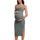 thumbnail image 1 of Vestido CRZ YOGA Butterluxe sin mangas con escote cuadrado en gris salvia Talle S, 1 of 7
