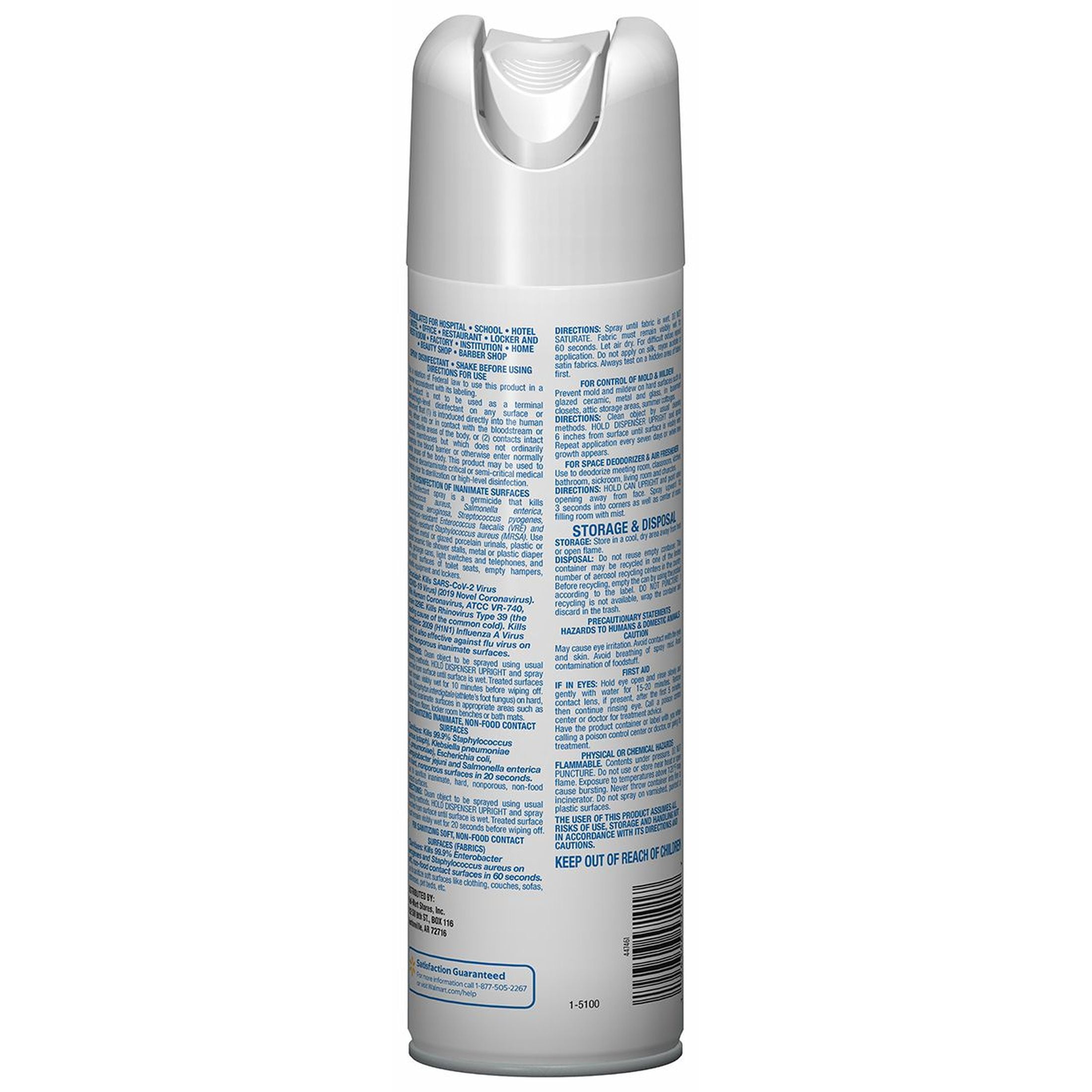 Great Value Disinfectant Spray Linen 19 oz Crisp Linen (1 Pack)