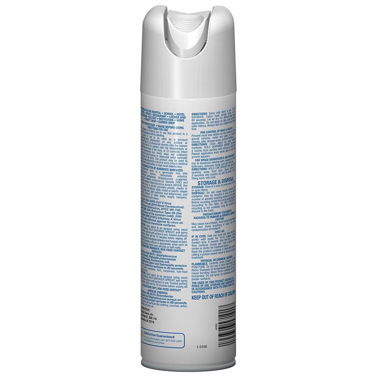 Great Value Disinfectant Spray Linen 19 oz Crisp Linen (1 Pack