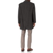 London Fog Mens Wool Blend Single Breasted Top Coat