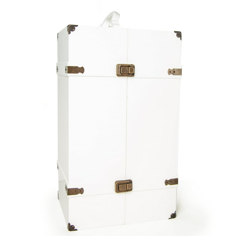The Queen s Treasures 18 Inch Doll Clothes Closet with Vanity Stool Hangers Compatible with American Girl Dolls Walmart