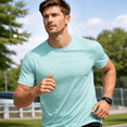 thumbnail image 5 of 3-Pack Men's Moisture Wicking Performance Short Sleeve Tee (S - 3XL), 5 of 6