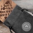 thumbnail image 4 of Soul Décor Christmas Ornaments Tree Decorations, Have A Very Merry Christmas Ornament, Large 3.75" Diamond Metal Ornament, Velvet Pouch Included, 4 of 7