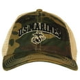 thumbnail image 2 of USMC Stretch-Fit Vintage Trucker Cap - Camo - LG/XL, 2 of 3