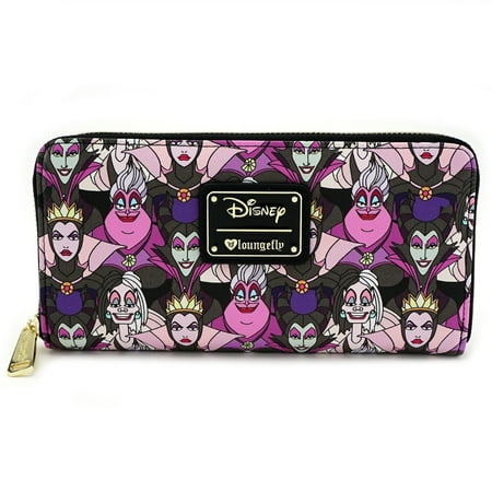 Disney Villians Loungefly All around Wallet Zip Suit New tags WDWA0703