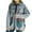 Gray, variant on Fayshow0 Up to 50% off Jean Jackets for Women Trendy Women's Fashion Casual Retro Jacket With Lapel Pocket Stitching Woolen Coat,Gray L