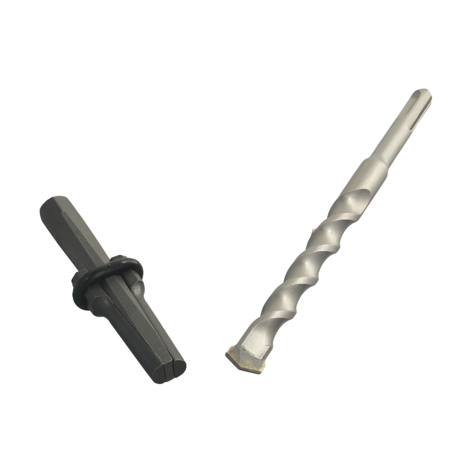 16-18Mm Metal Plug Wedges Concrete Rock Stone Splitter with Drill Bit for Stone 16Mm Set