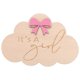 thumbnail image 1 of Wooden Birth Announcement Sign Cloud Shape for Baby Shower, 1 of 1