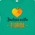 thumbnail image 4 of Inktastic Jacksonville Florida Orange in Heart Boys or Girls Toddler T-Shirt, 4 of 5