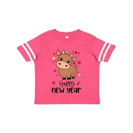 

Inktastic Happy New Year Cute Ox Gift Toddler Boy or Toddler Girl T-Shirt