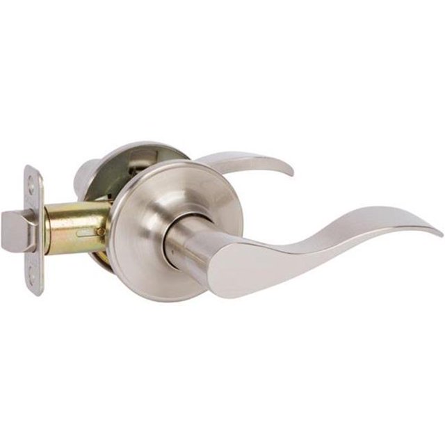 The Delaney 501T-BN-CS-US15 View Pack New Bennett Levier Passage Nickel Satiné