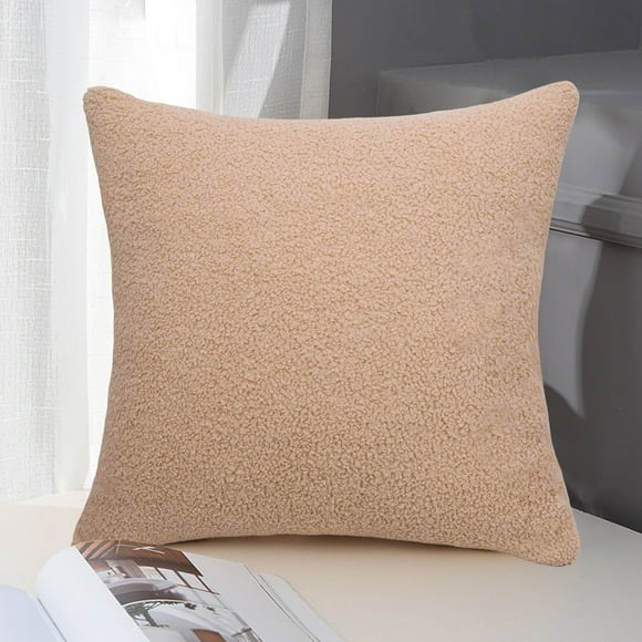 Amzcrzy Skin Friendly Pillowcase Curly Faux Decorative Pillow Covers Soft Cushion Case with Zipper Cozy Pillowcase for Home Living Room Couch Bedroom Bed Sofa Bedspread & Coverlet Sets Bedding