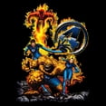 thumbnail image 2 of Mens Marvel: Fantastic Four On Fire T Shirt, 2 of 5